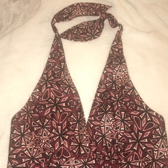 LAUNDRY by Shelli Segal Silk Halter Size S - Picture 4 of 8